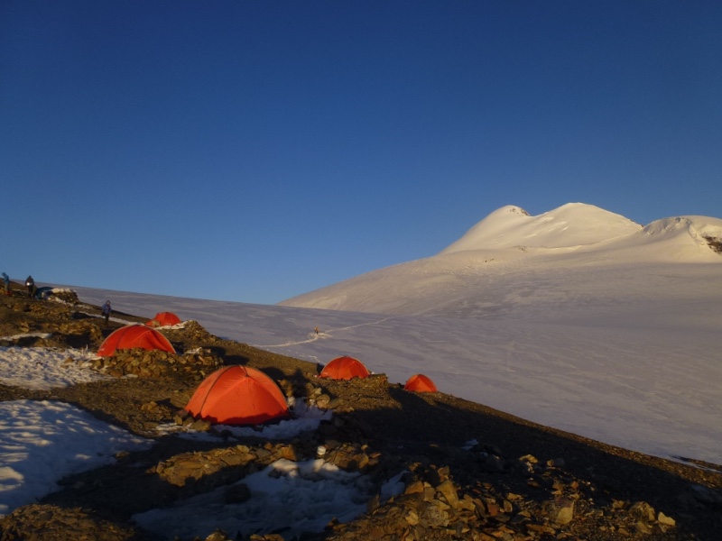 Last camp before Kasbek, Russia/Georgia