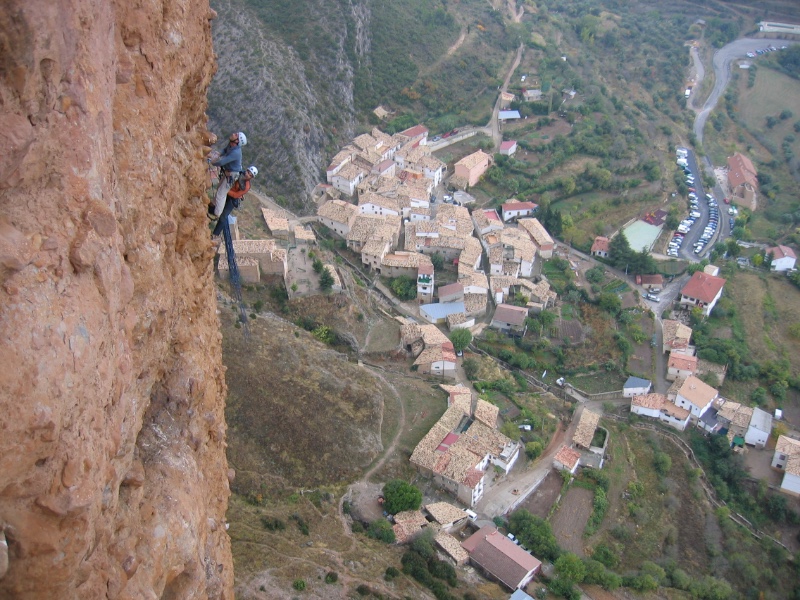 Rock climbing in Riglos