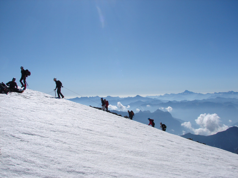 At the top of the Ailefroide Orientale