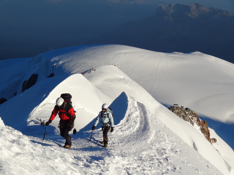 Ridge of the Mont Blanc