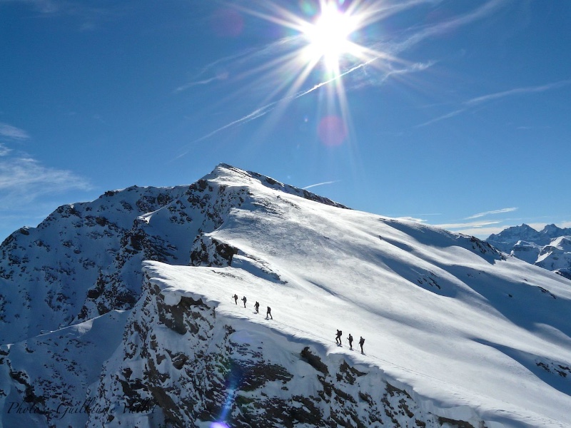 ski touring in Molines St Veran