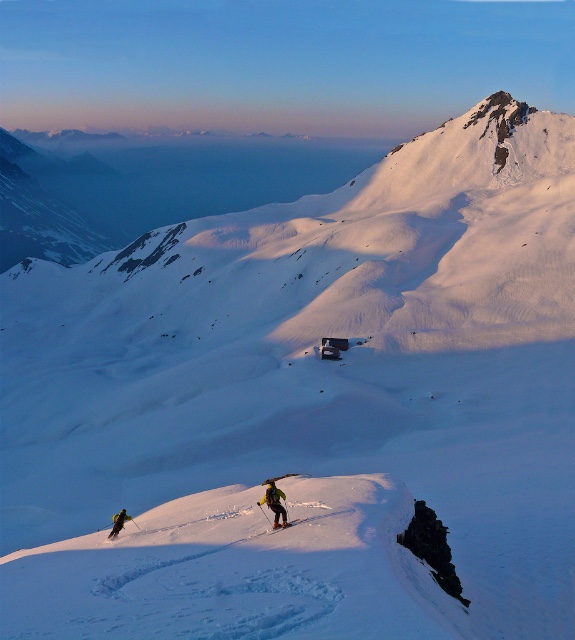 Last turns before the hut