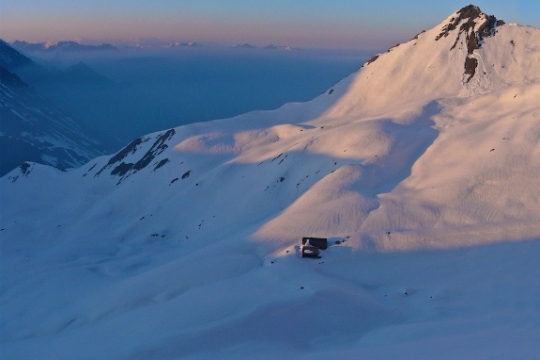 Dernière descente avant le refuge