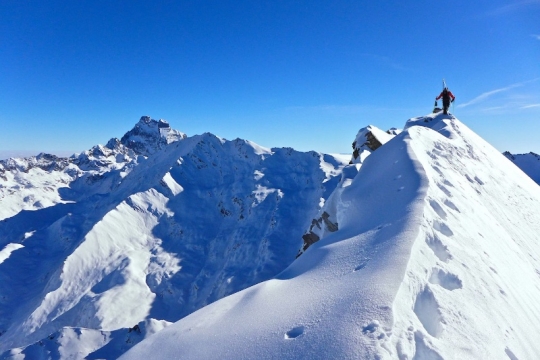 ski Touring around Viso Queyras