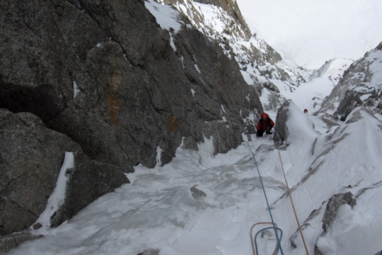 Goulotte a Chamonix