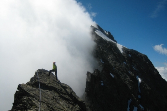 On the ridge between France and Italie