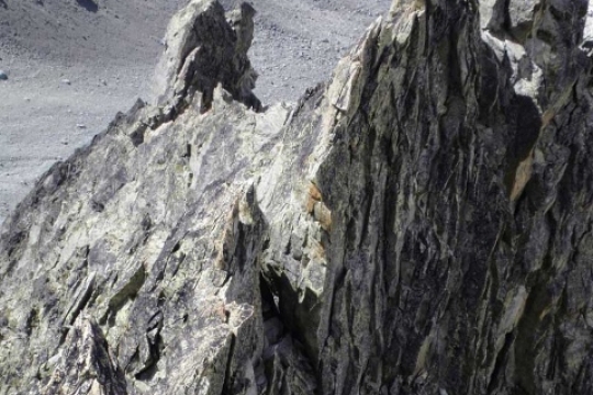 Escalade autour du glacier blanc