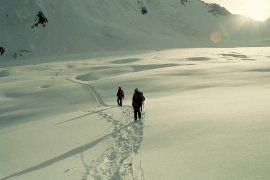 On the high Mustagh tower glacier