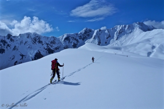 traversée du glacier de Kasebi