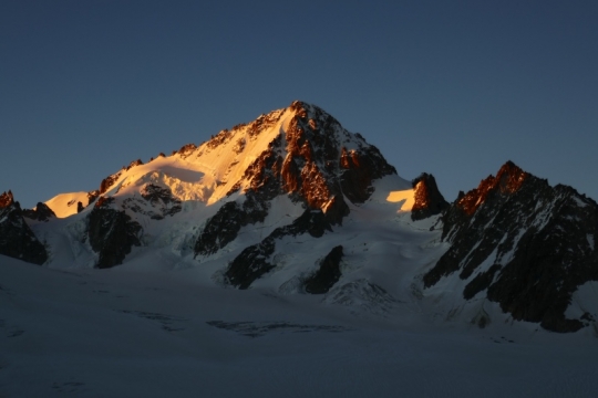 Lumière du soir sur la Chardonnet