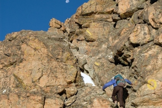 Escalade de la face Sud du Viso