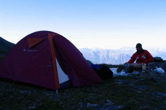 bivouac tente montagne