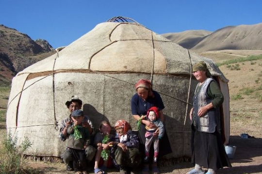 famille kirghize