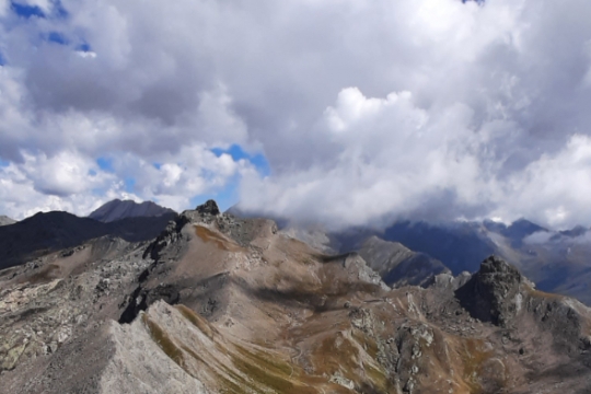Sur l'arête entre France et Italie