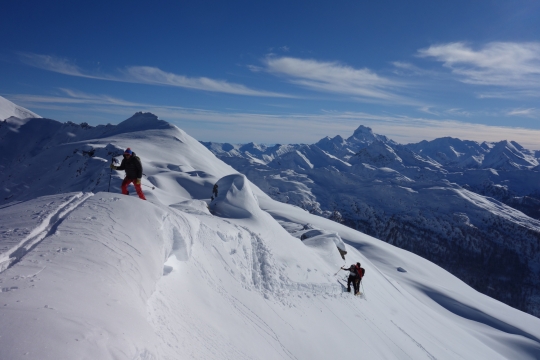 ski de rando montée