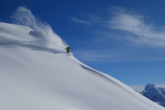 descente ski hors piste Abriès