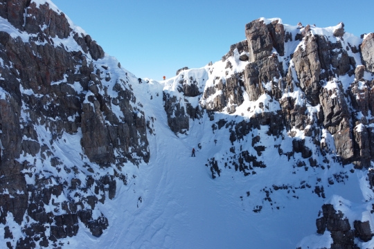 couloir splitboard