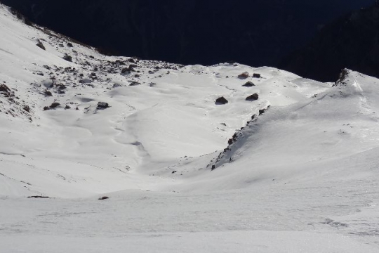 depuis le col