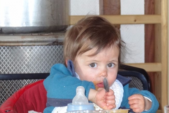 L'adorable gardienne!