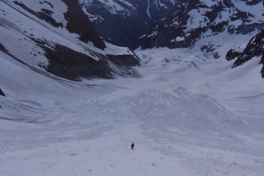 en montant vers le col des avantages