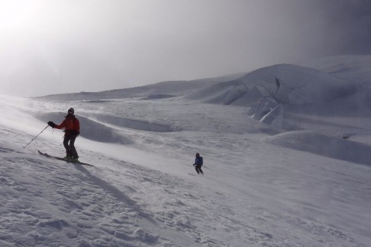 dans la face nord